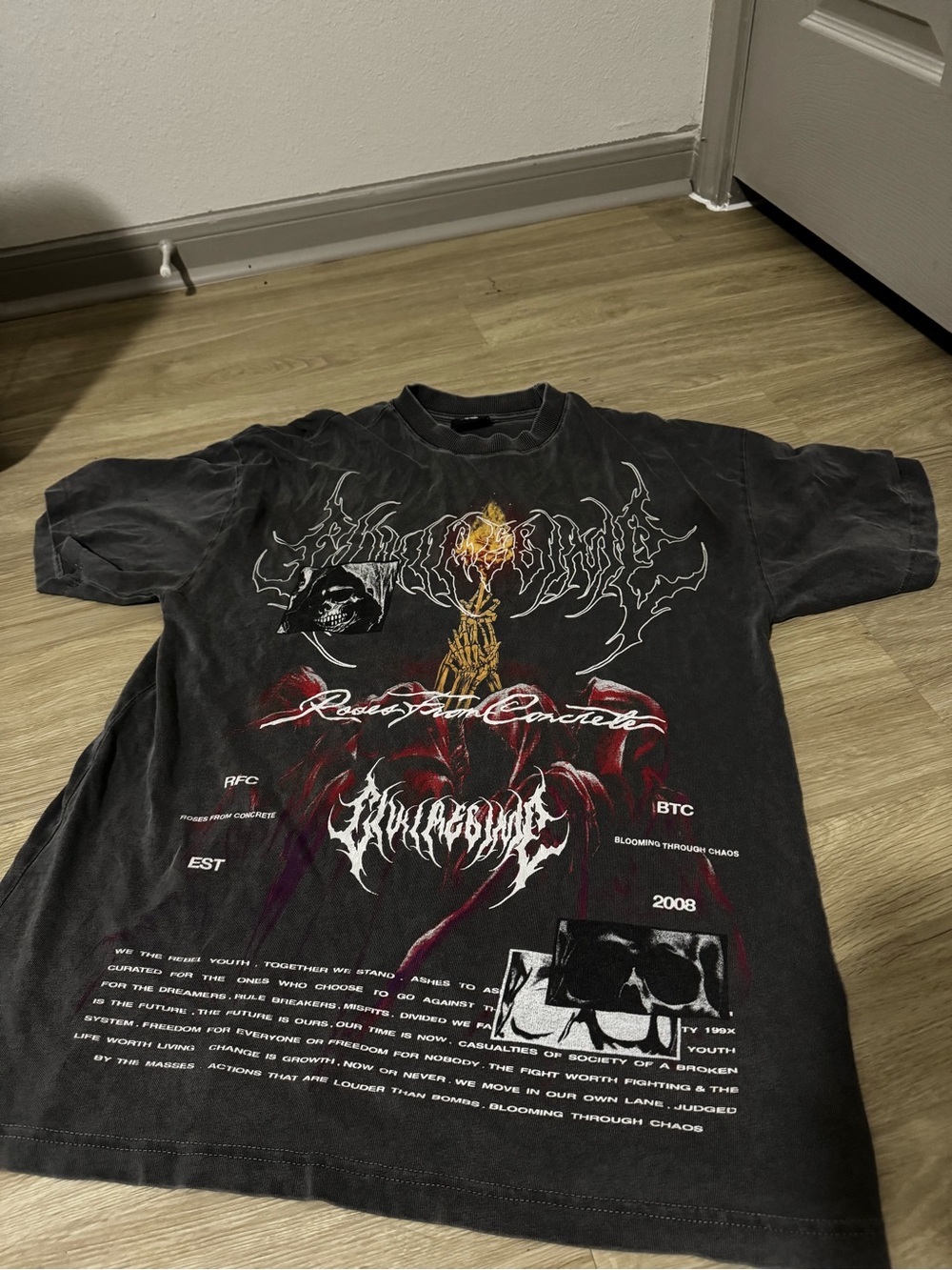 Black Civil Regime oversized Tee -  Men’s Shirt